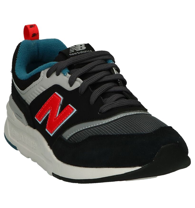 Zwarte Sneakers New Balance PR997 in daim (239859)