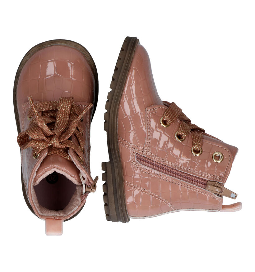 Milo & Mila Boots pour bébé en Rose foncé pour filles (313586)