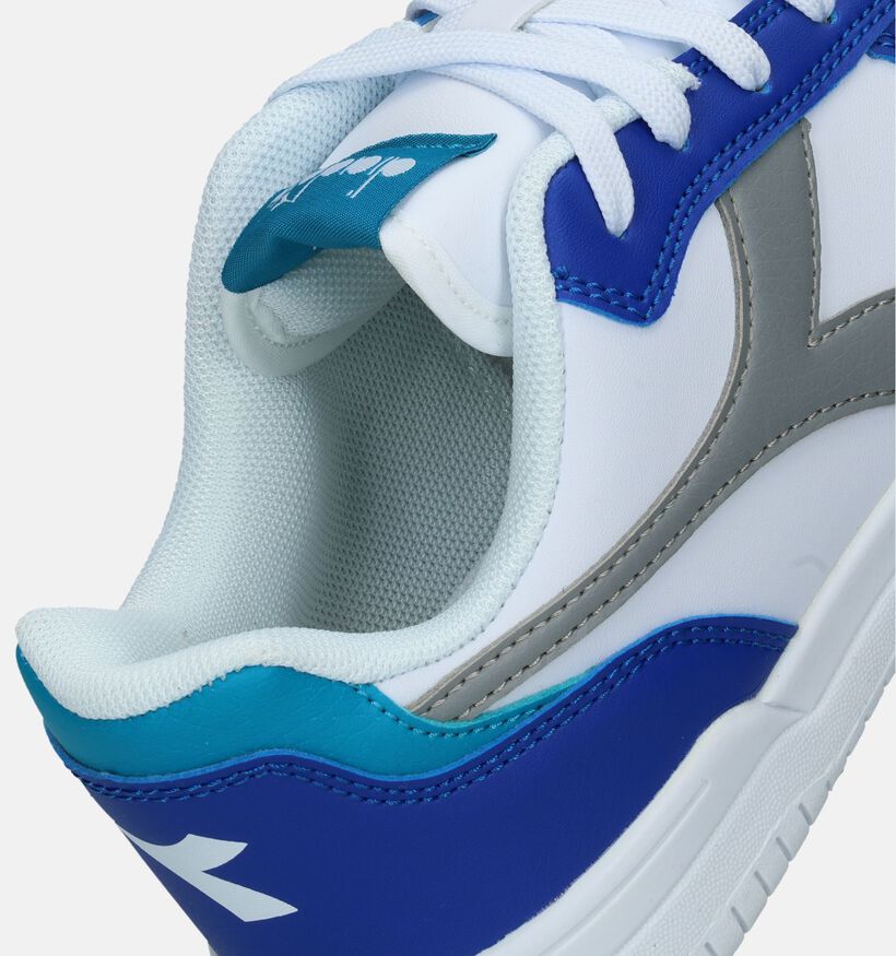 Diadora Magic Raptor Low GS Blauwe Sneakers voor jongens, meisjes (336227)