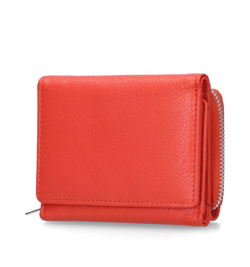Euro-leather Porte-monnaie en Noir en cuir (324024)