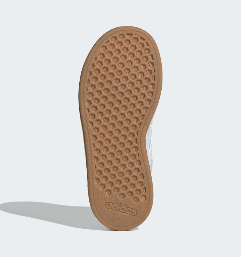 adidas Grand Court Lichtblauwe Sneakers voor meisjes (366766)