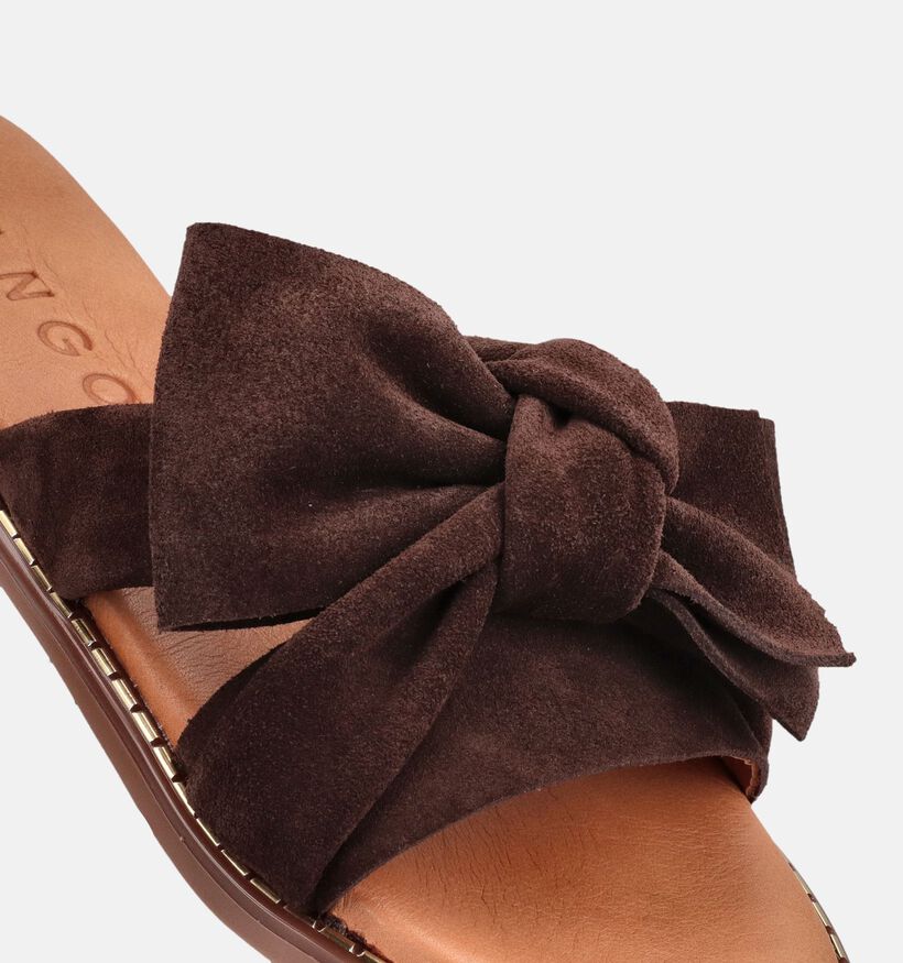 Tango Audrey Nu-pieds en Brun fonc&eacute; pour femmes (375537)