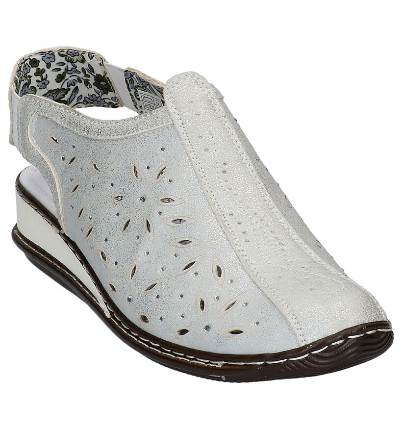 Soft Comfort Chaussures à enfiler en Argent en simili cuir (272662)