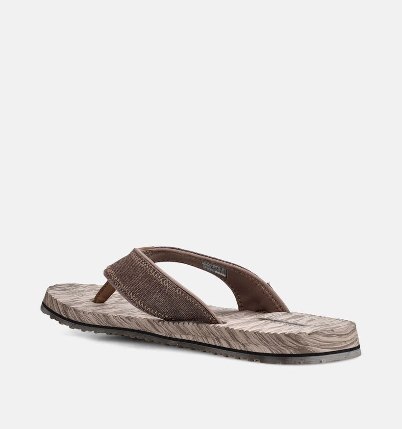 Skechers Quill Bruine Teenslippers voor heren (371042)