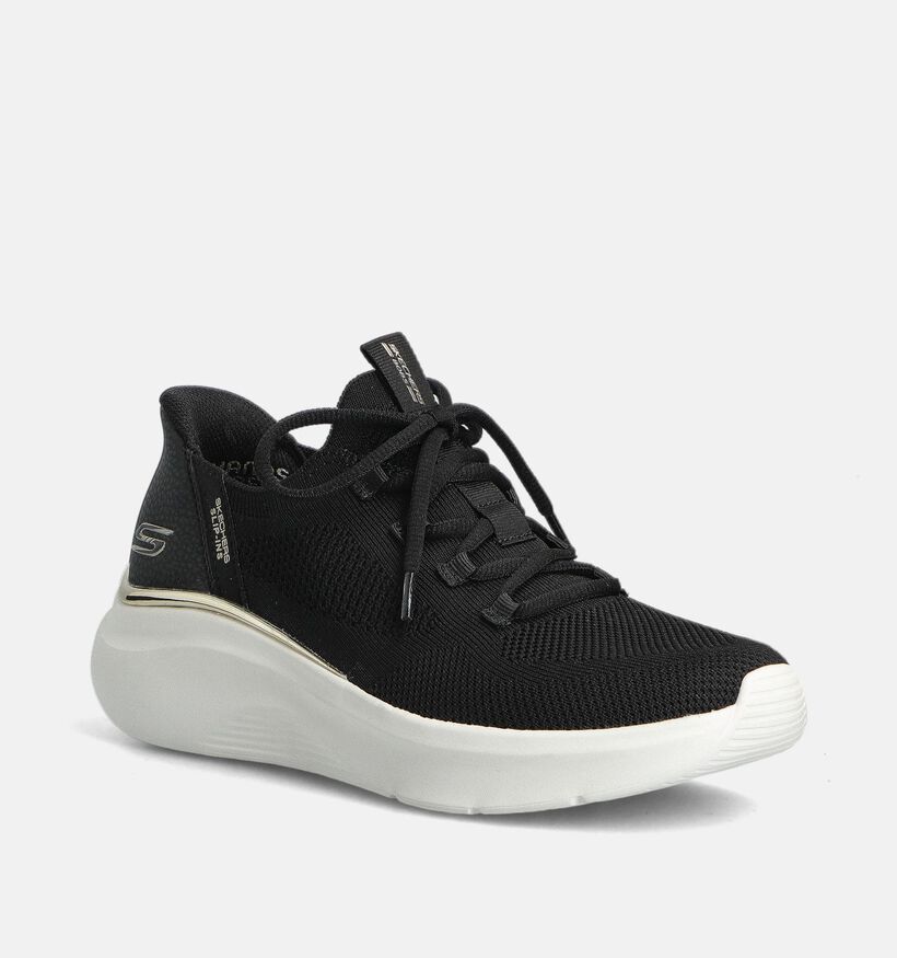 Skechers Bobs Zwarte Sneakers voor dames (359702) - geschikt voor steunzolen