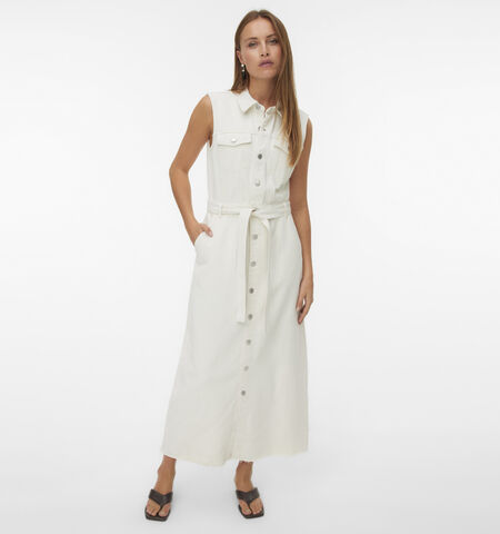 Vero Moda Robes Blanc