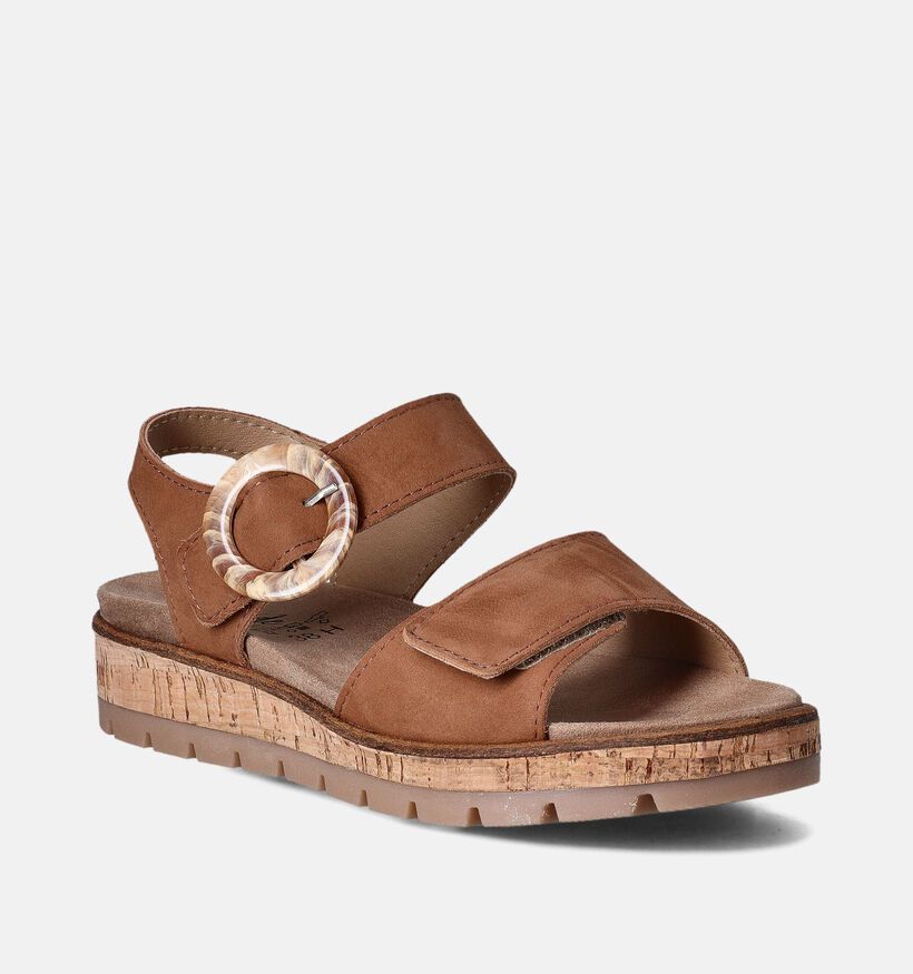 Solemade Mia Cognac Sandalen voor steunzolen voor dames (355740) - geschikt voor steunzolen