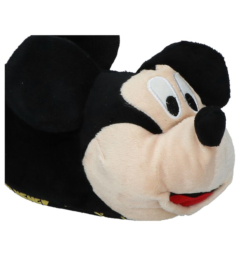 Mickey Mouse Sini Zwarte Pantoffels in stof (226416)