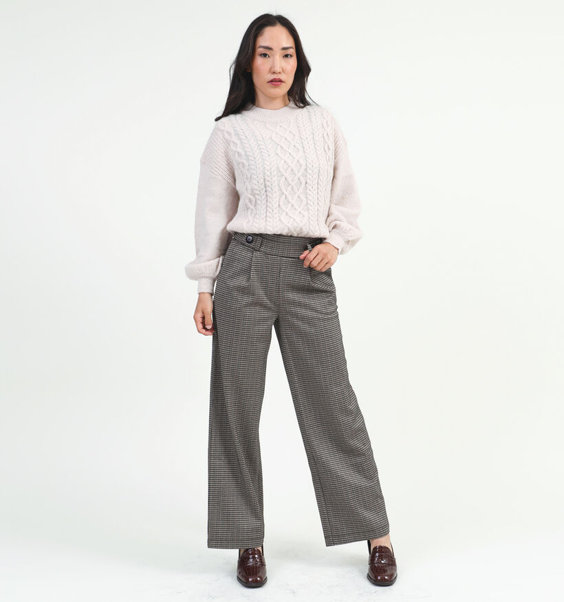 JDY Geggo Pantalon large en Brun L32 pour femmes (344143)