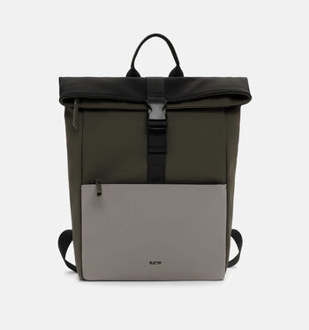 Emily & Noah Rugzakken Zwart/Beige/Groen