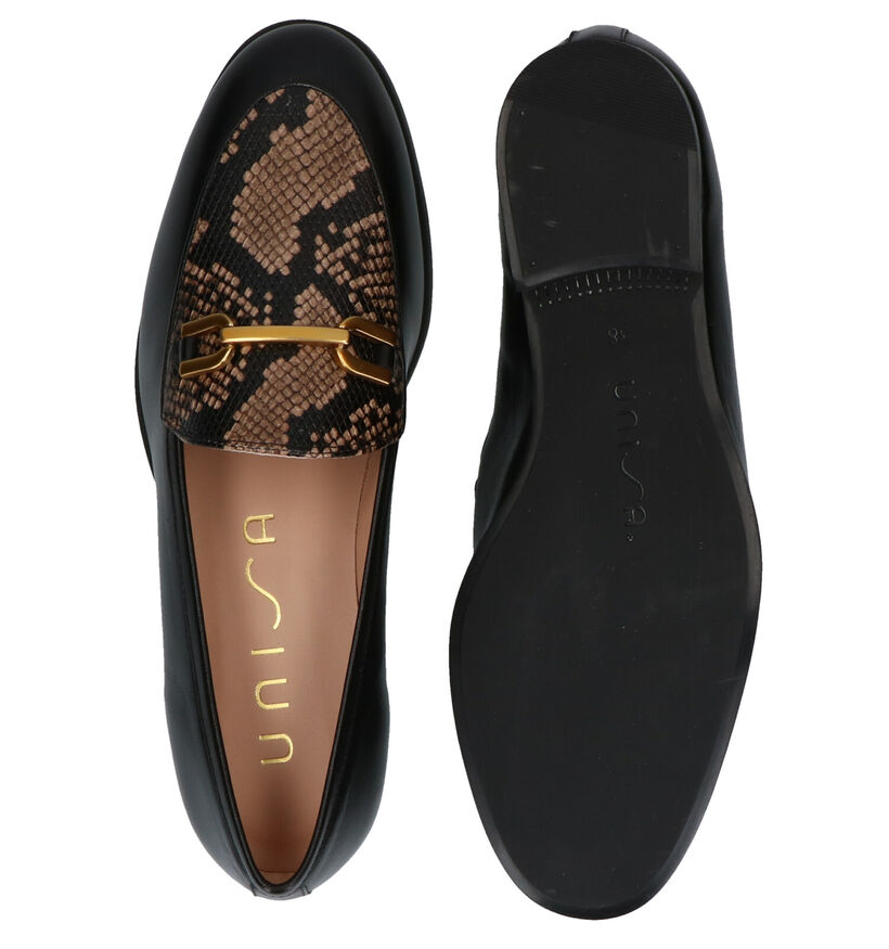 Unisa Daimiel Bruine Loafers in leer (283297)