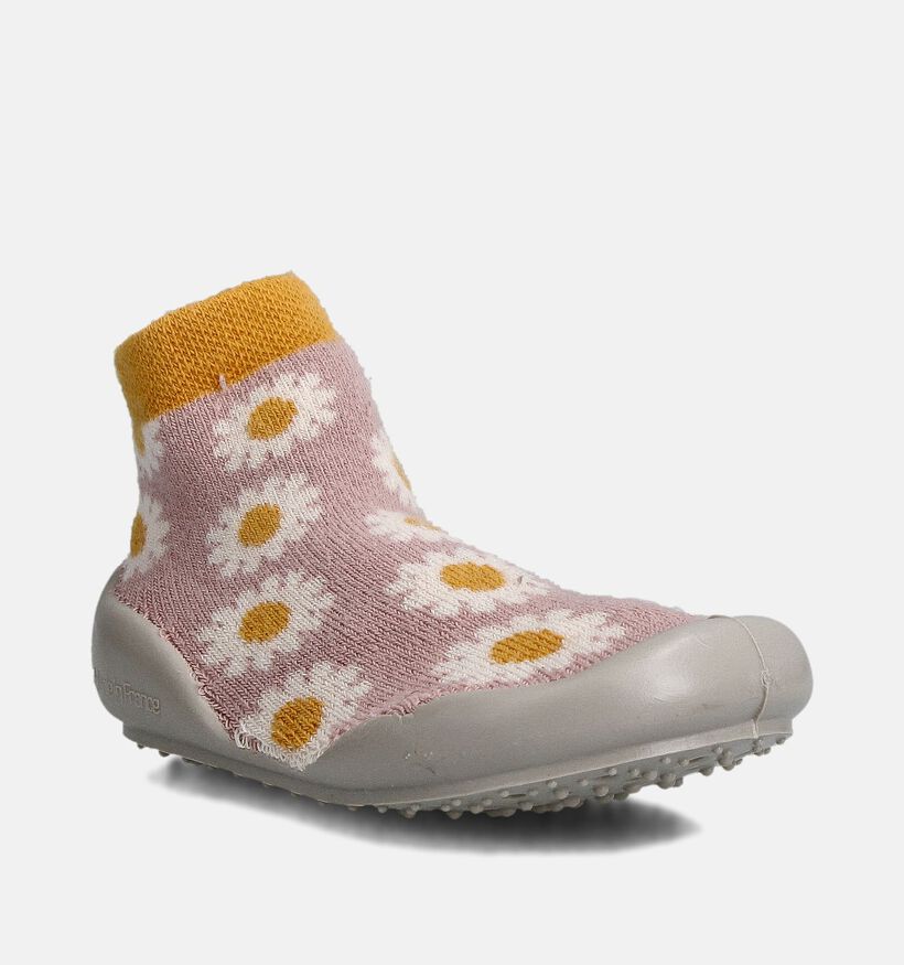 Collégien Lila Hoge Pantoffels Bloemenprint voor meisjes (364994) - geschikt voor steunzolen
