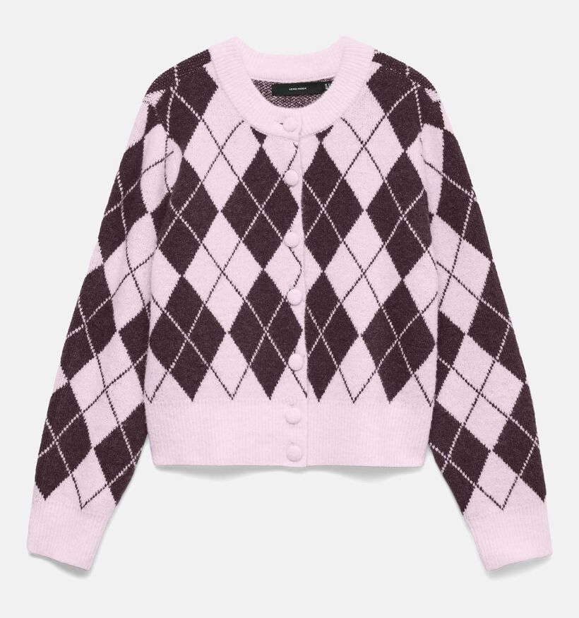 Vero Moda Halo Gilet en Bordeaux pour femmes (365665)