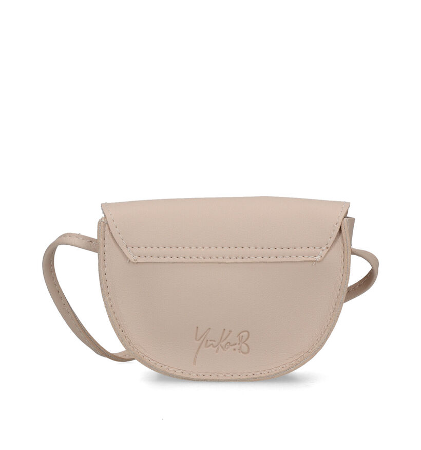 Yuko B Louise Beige Crossbody Tas in kunstleer (327784)