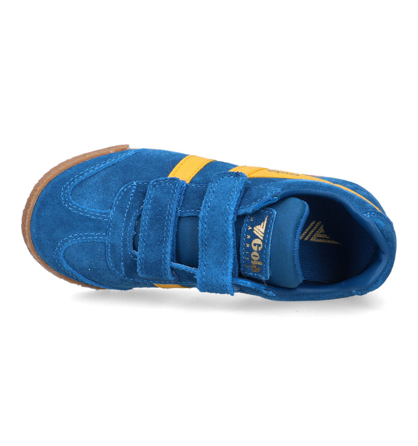 Gola Harrier Baskets en Bleu pour garçons (320312)