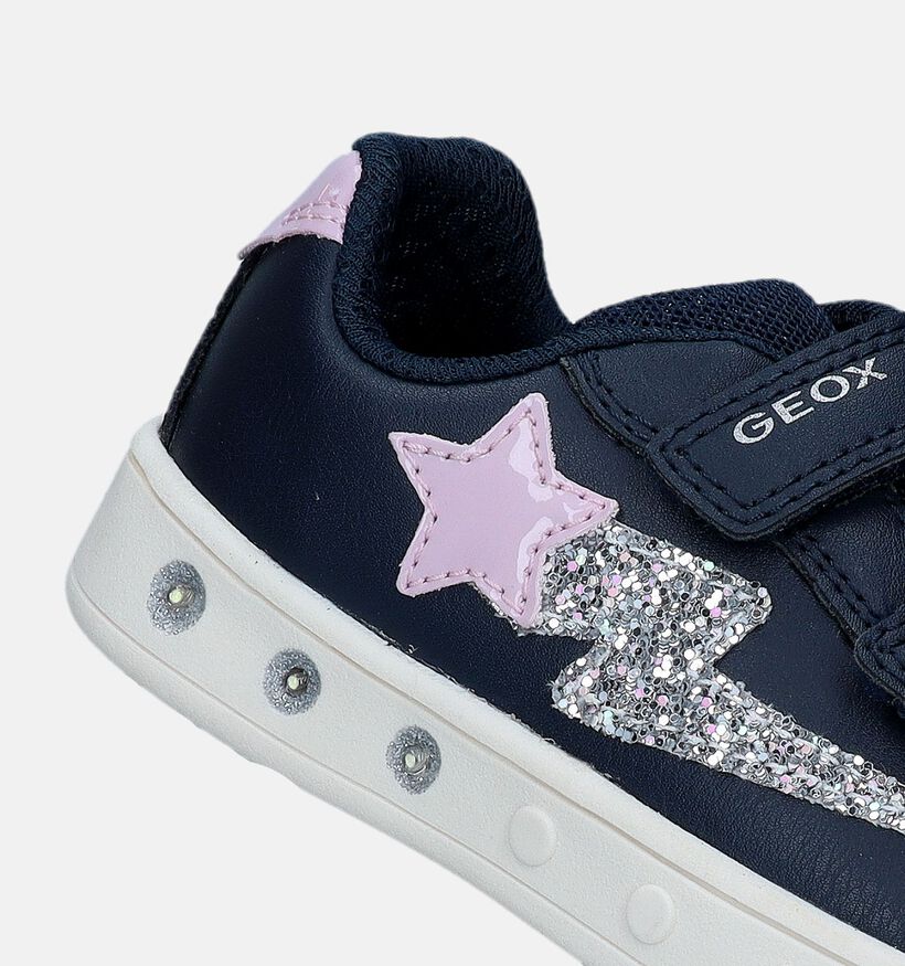 Geox Skylin Blauwe Sneakers voor meisjes (339658) - geschikt voor steunzolen