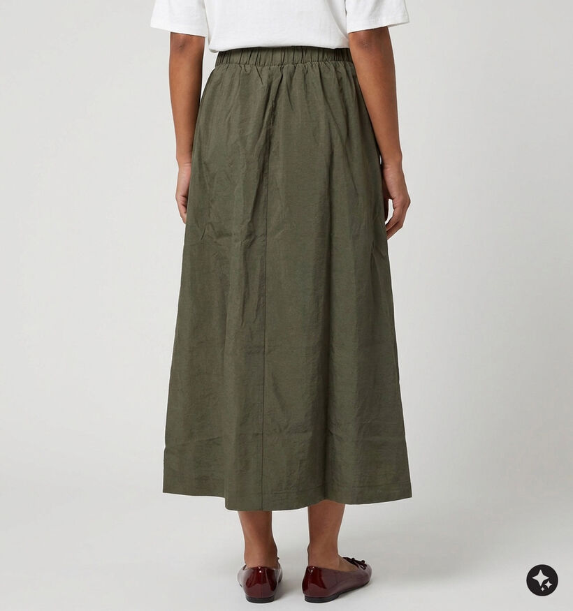 Vero Moda Ziva Lange Donkergroene Rok voor dames (379697)