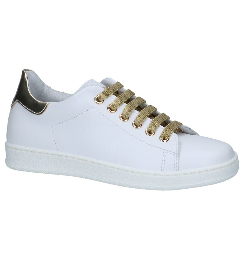 Goud/Witte Lage Sneakers Milo & Mila by Torfs in kunstleer (262655)