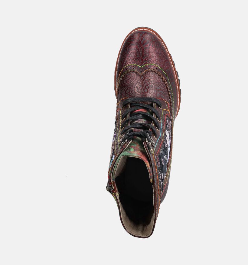 Laura Vita Kadio 12 Bottines en Bordeaux pour femmes (381111)
