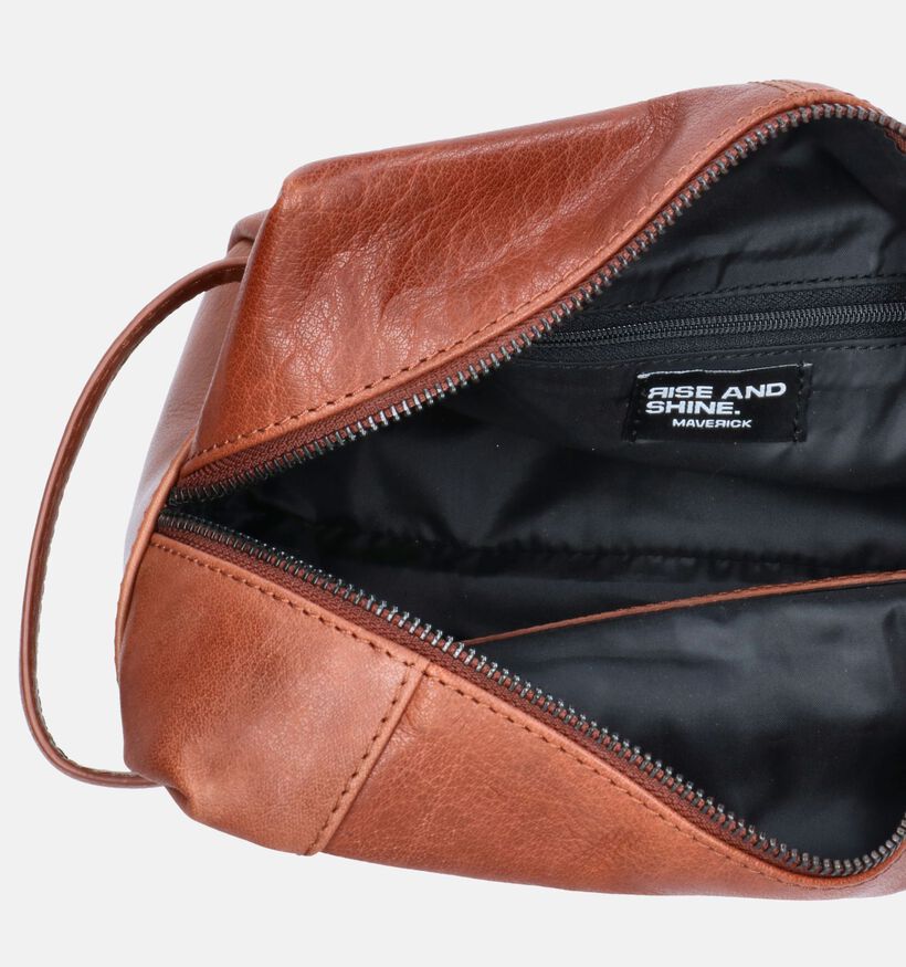 Maverick Cognac Toilettas voor dames (365803)