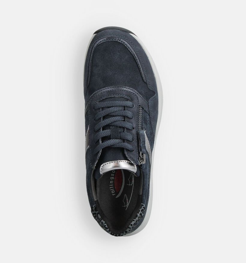 Gabor Rollingsoft Donkerblauwe Sneakers voor dames (360320) - geschikt voor steunzolen
