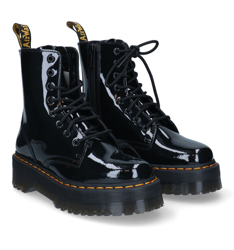 Dr. Martens Jadon Bottines en Noir en verni (312411)