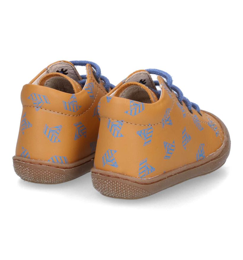 Naturino Cocoon Cognac Babyschoenen voor jongens (355560) - geschikt voor steunzolen