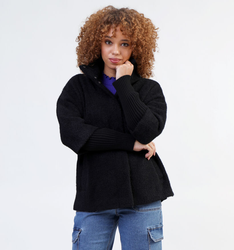 comma Zwarte Korte jas voor dames (332031)