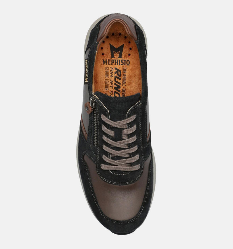 Mephisto Dino Velsport Chaussures plates en Marron pour hommes (379006) - pour semelles orthop&eacute;diques