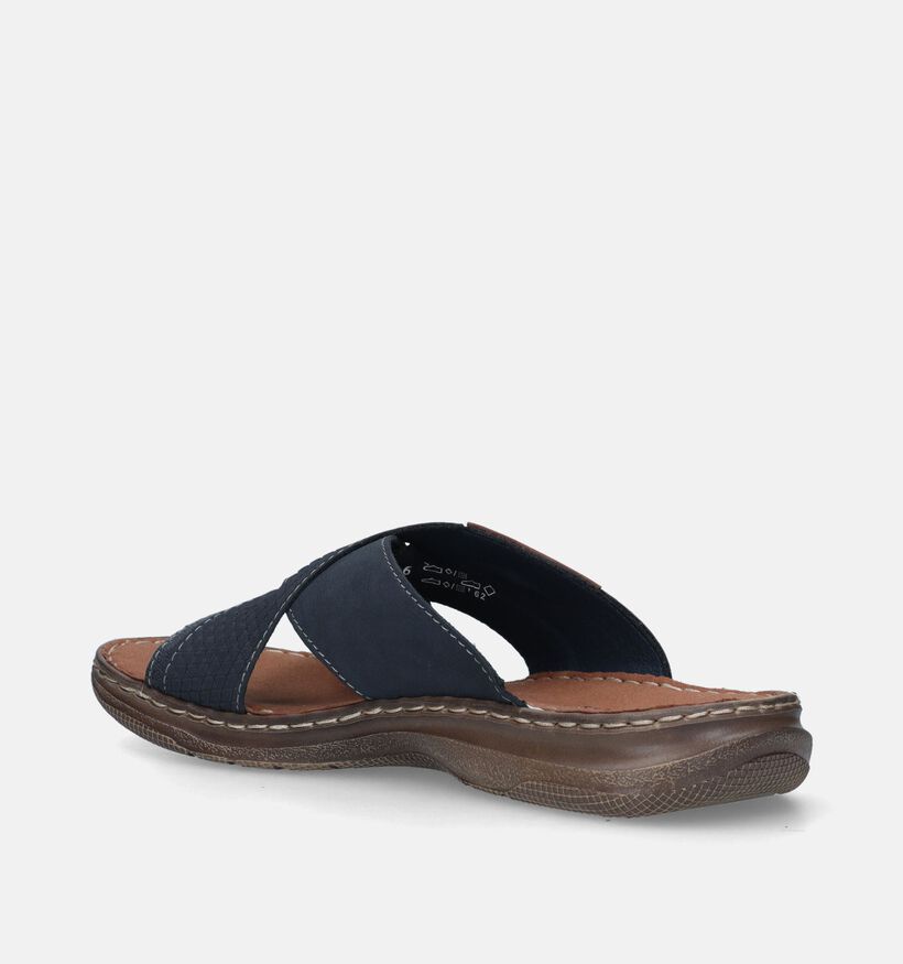 Rieker Blauwe Slippers voor heren (339190)