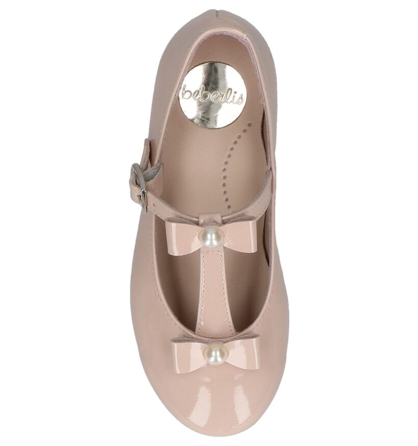 Beberlis Ballerines en Nude en cuir (215981)