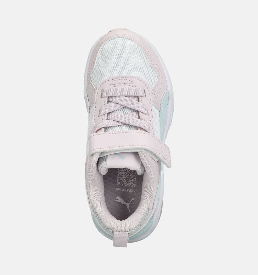 Puma Trinity Roze/Witte Sneakers voor meisjes (375581) - geschikt voor steunzolen