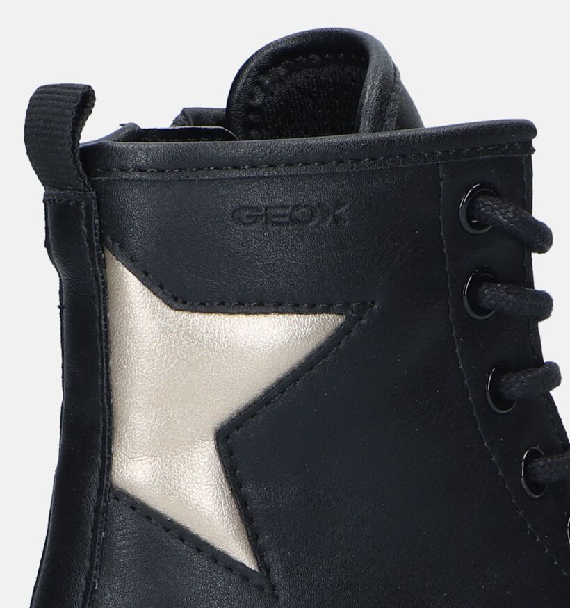 Geox Casey Boots en Noir pour filles (330139) - pour semelles orthopédiques