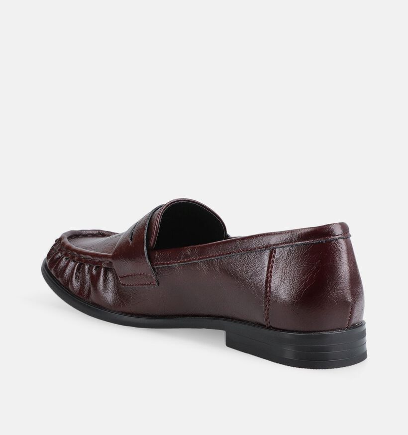 Laurent David Chaussures plates en Bordeaux pour femmes (380713)