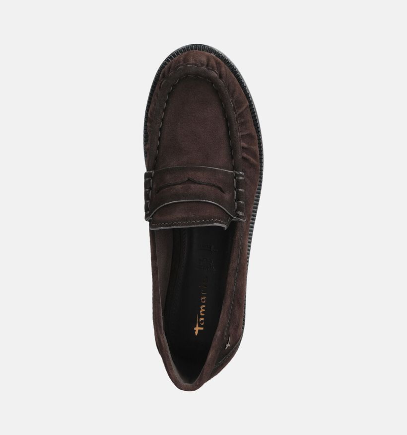 Tamaris Donkerbruine Mocassins voor dames (376704)