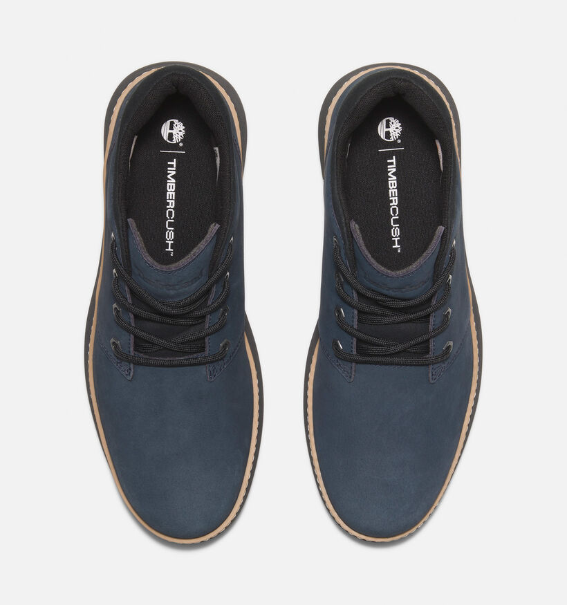 Timberland Hudson Road Mid Chukka Blauwe Bottines voor heren (348537) - geschikt voor steunzolen
