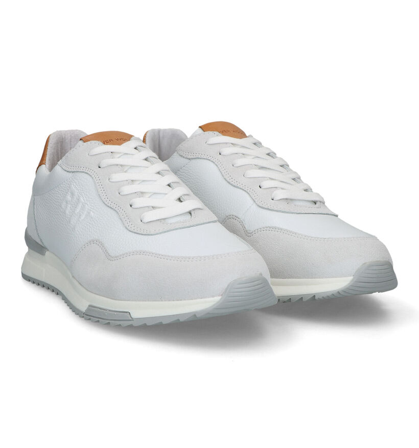 River Woods Lennox Chaussures à lacets en Blanc pour hommes (323066) - pour semelles orthopédiques