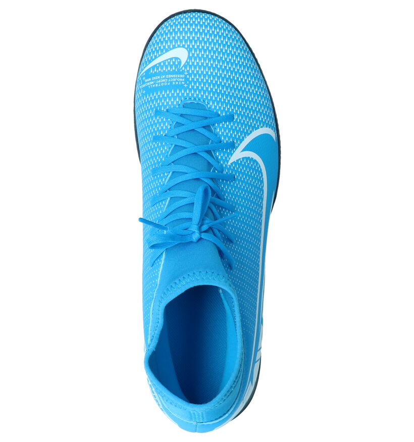 Nike Superfly 7 Club Chaussures de Foot en Bleu en simili cuir (254048)