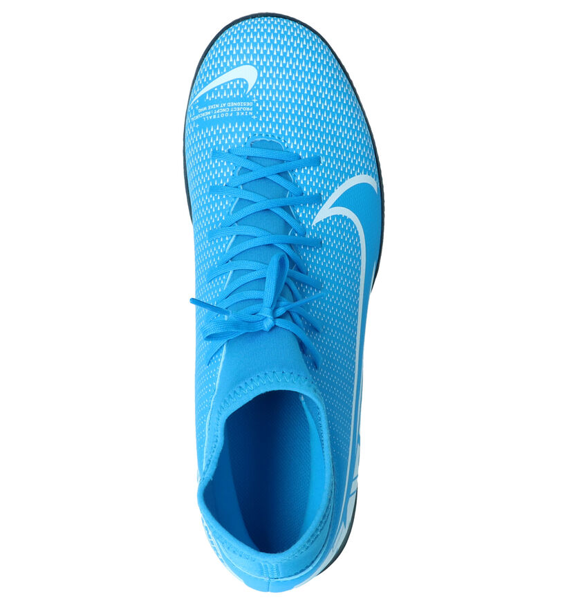 Nike Superfly 7 Club Blauwe Voetbalschoenen in kunstleer (254048)