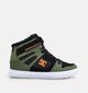 DC Shoes Pure High Top Groene/Zwarte Hoge Sneakers voor jongens (376208)