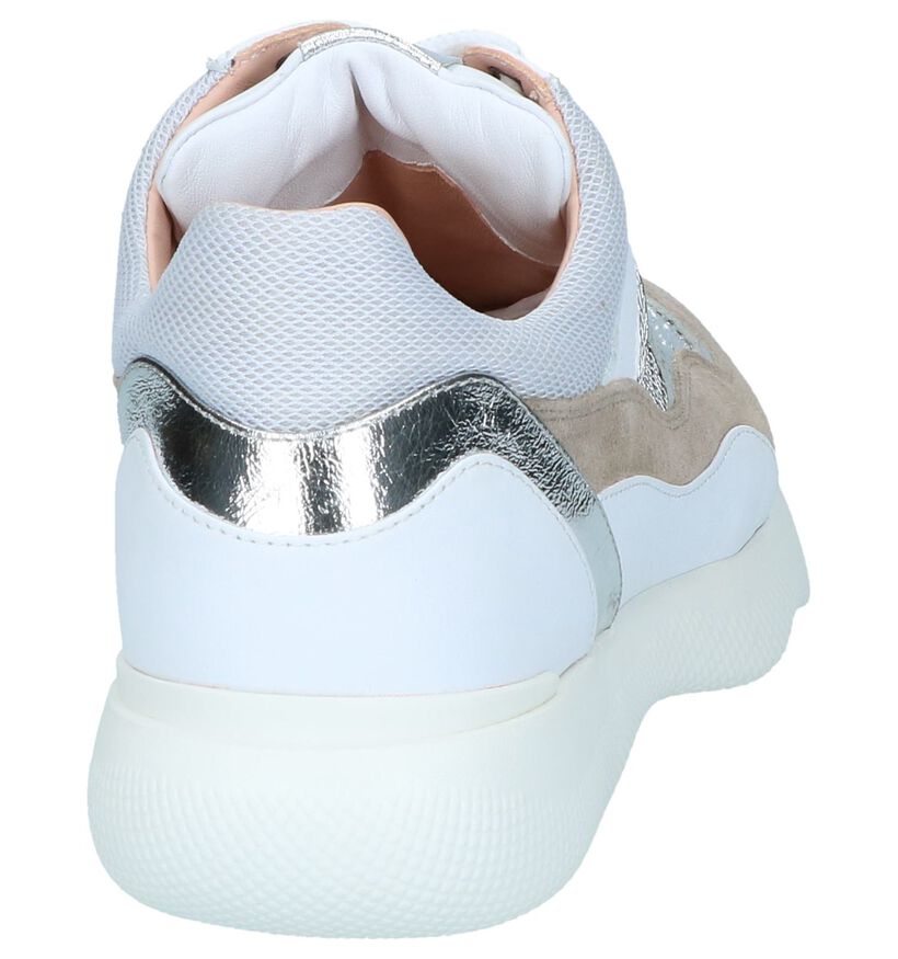 Witte Lage Sneakers Unisa in daim (249275)