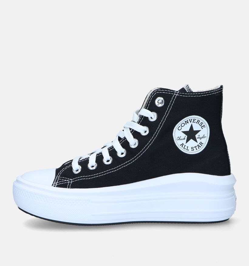 Converse Chuck Taylor AS Move Platform Baskets en Noir pour femmes (325497) - pour semelles orthopédiques