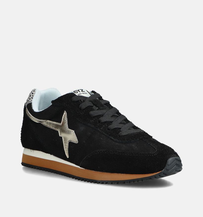 Samoa Zwarte Veterschoenen voor dames (364053) - geschikt voor steunzolen