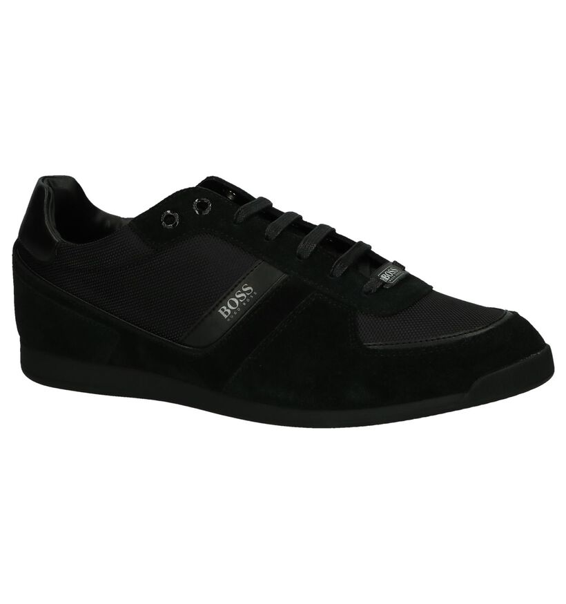 Hugo Boss Chaussures à lacets en Noir en cuir (240854)