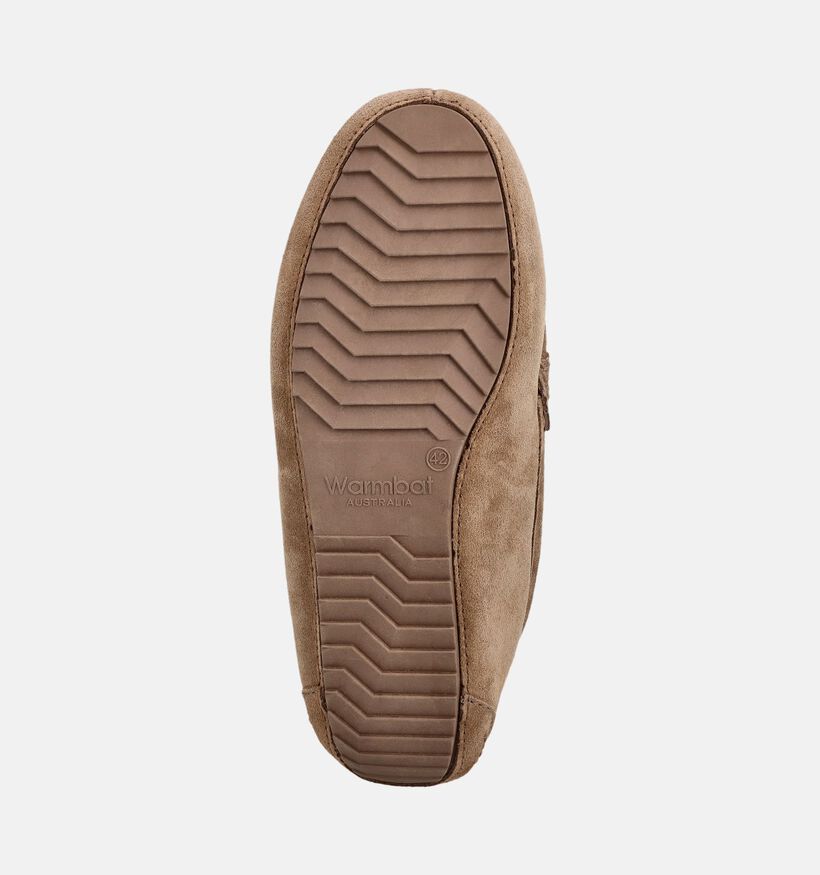 Warmbat Morwell Pantoufles ferm&eacute;es en Marron pour hommes (379316)