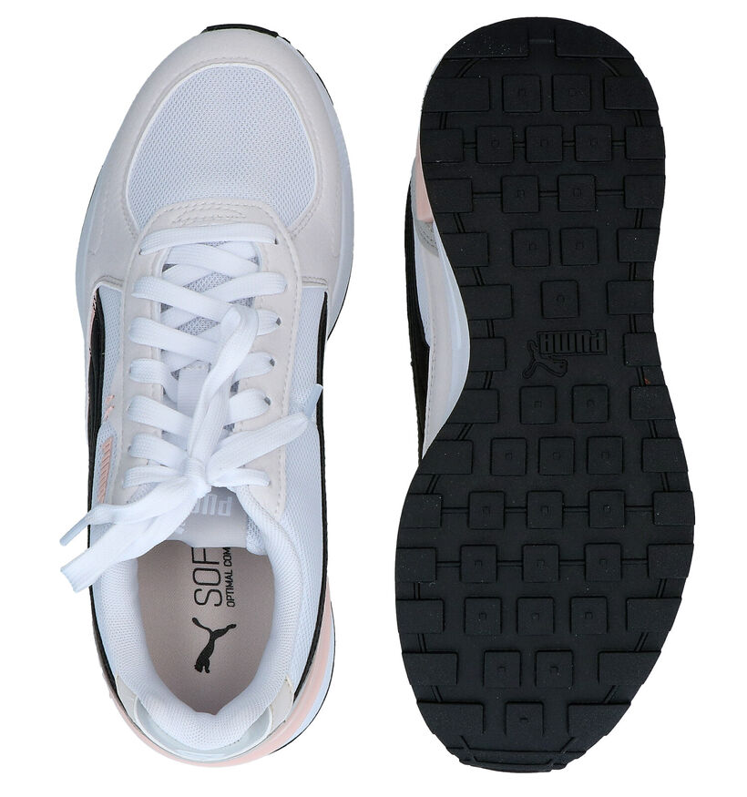 Puma Graviton Baskets en Blanc en simili cuir (293498)