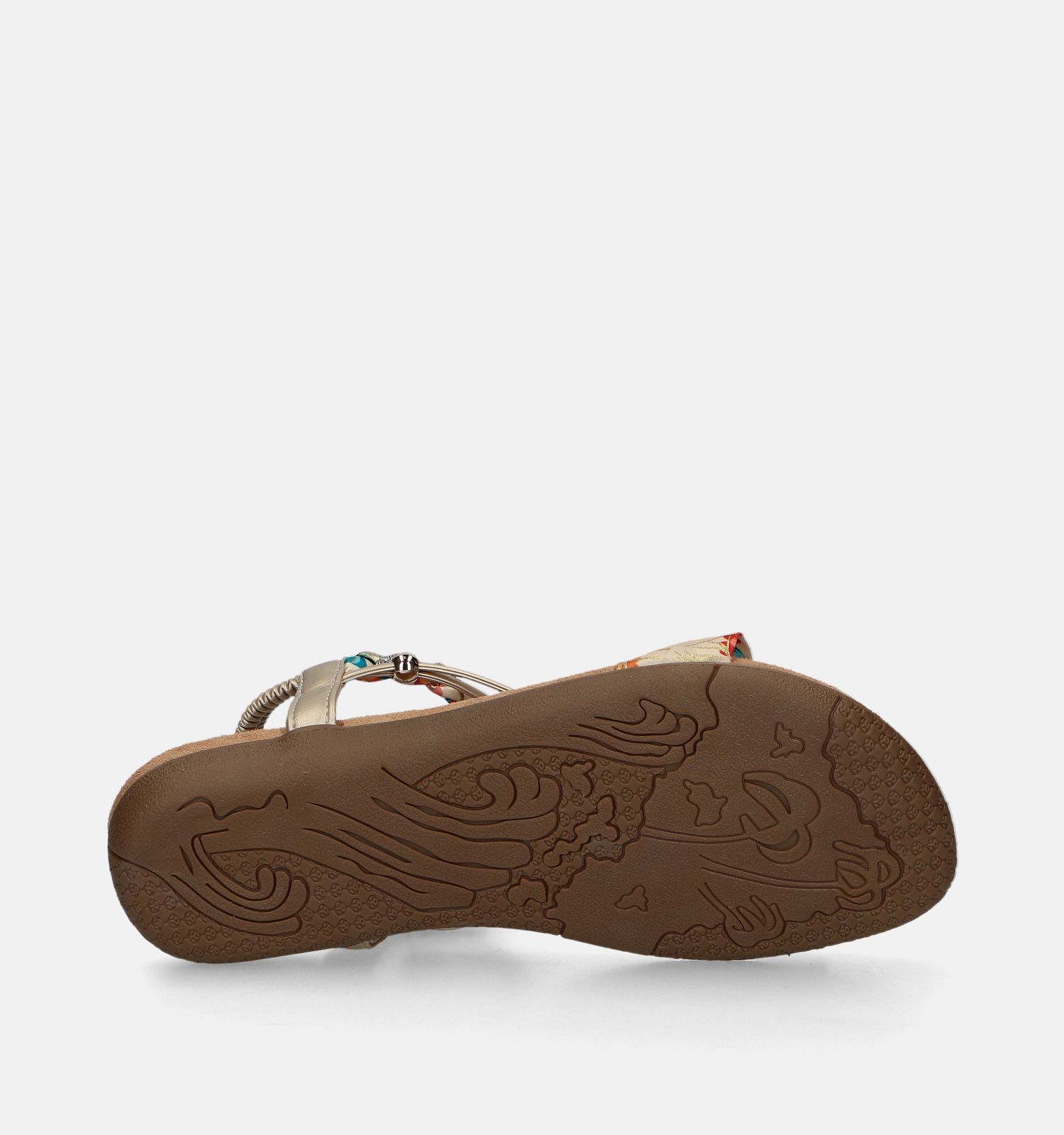 Double Heart Gouden Sandalen Dames Sandalen Online op TORFS.BE