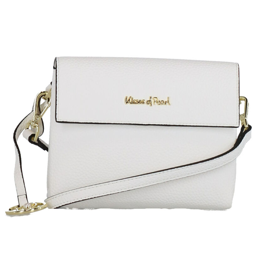 Kisses of Pearl Chloe Witte Crossbody Tas in kunstleer (273736)