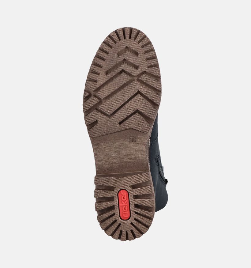 Rieker Boots &agrave; lacets en Bleu fonc&eacute; pour femmes (379959)