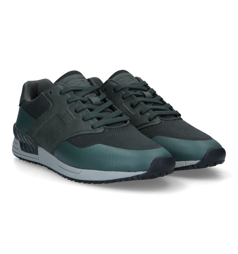 Björn Borg Chaussures à lacets en Vert kaki pour hommes (328464)